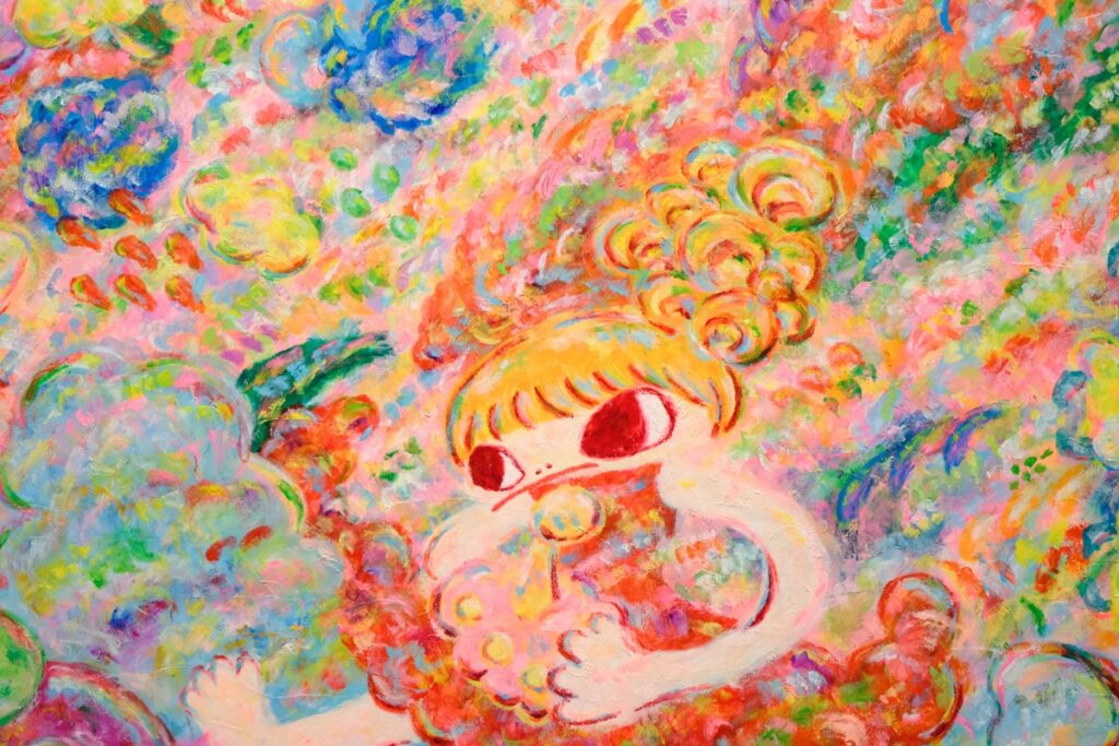 ロッカクアヤコ展｜手にのせて描く瑞々しい色彩のアート｜アート数奇