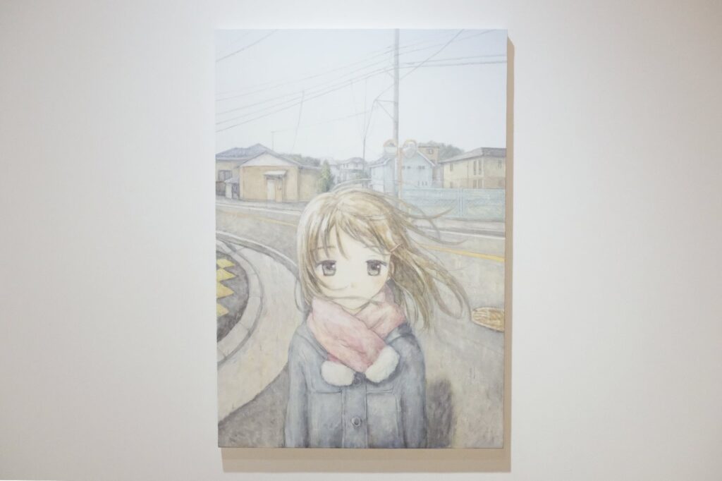 くらやえみ「散歩道」アート鑑賞レポート｜アニメ風の女の子が