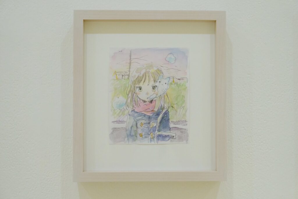 マイガール　くらやえみ　版画 マイガール くらやえみ 版画