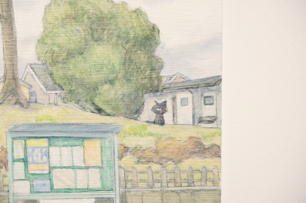 くらやえみ「散歩道」アート鑑賞レポート｜アニメ風の女の子が映す儚い