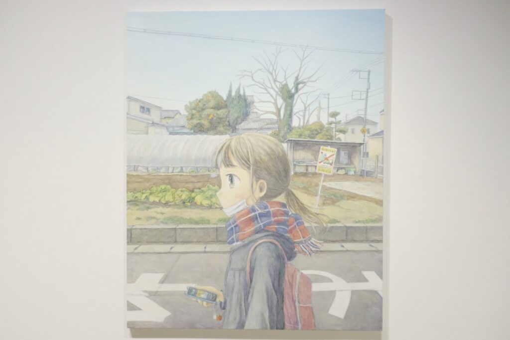 くらやえみ「散歩道」アート鑑賞レポート｜アニメ風の女の子が映す儚い