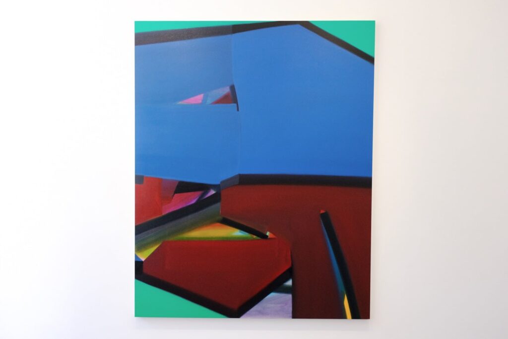 山田康平個展「Strikethrough」｜ストロークが重なる色面への没入を