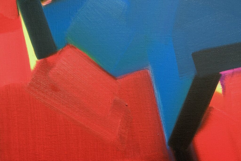 山田康平個展「Strikethrough」｜ストロークが重なる色面への没入を